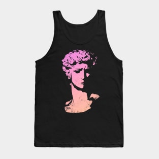 Greek Face Abstract - Cream Tank Top